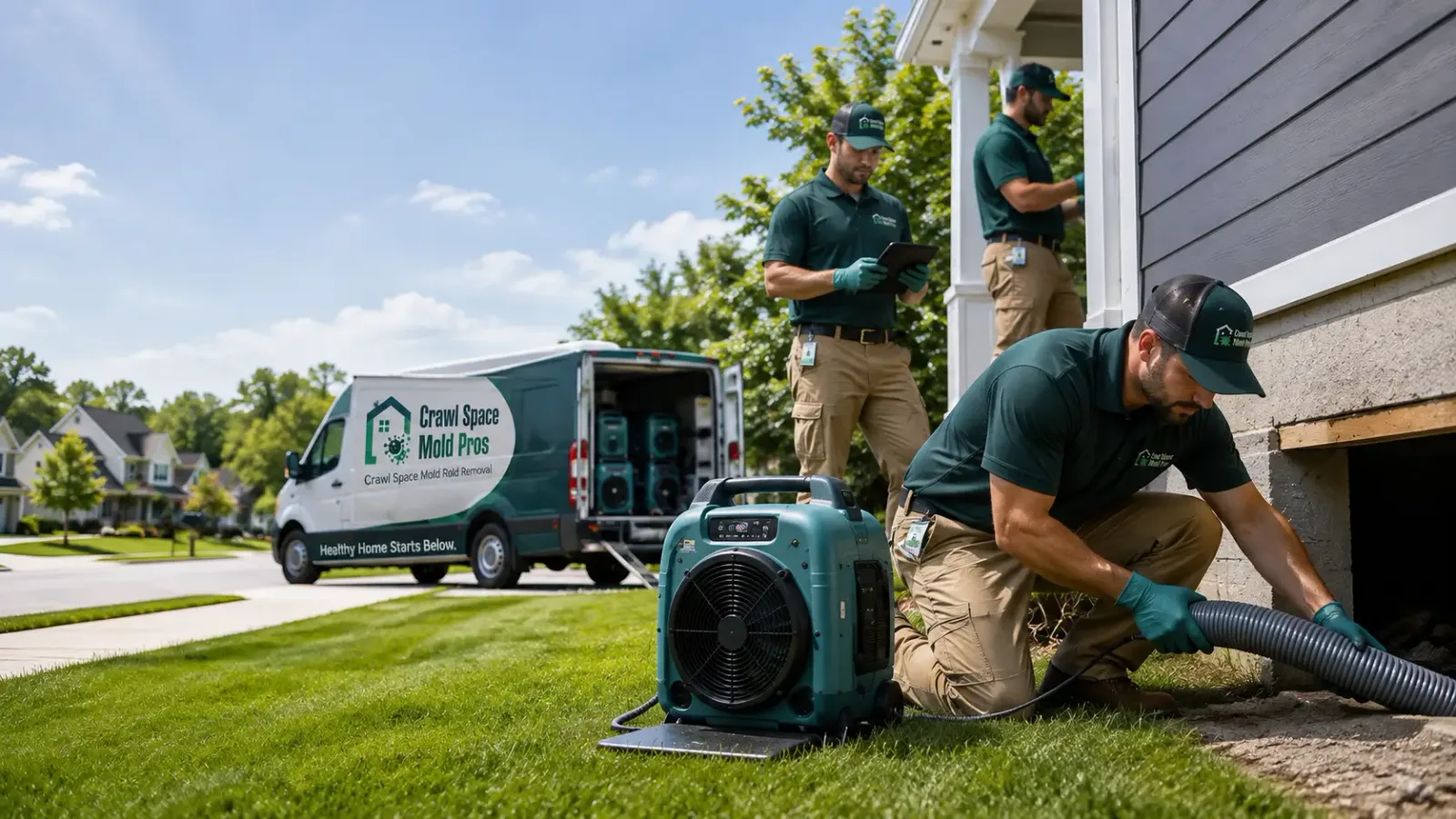 Crawl Space Mold Removal in Wantagh, NY